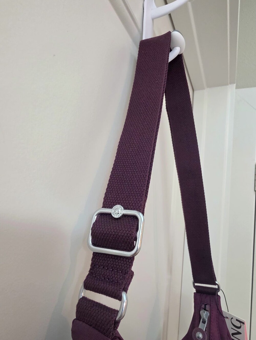 KIPLING Alenya Crossbody Bag in Dark Plum - Picture 10 of 13